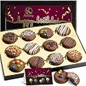 KREMERY Creamy Chocolate Cravings - (12 Cookies) + Greeting Card, Kosher
