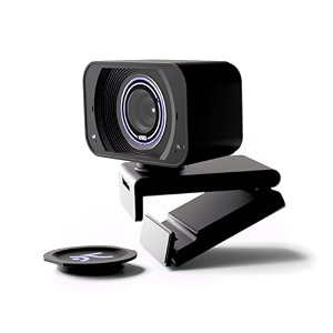 kreo owl 4k pro webcam with imx260 sensor 4k 30fps 1080p 60fps touch controls autofocus dual mics magnetic privacy cover usb plug amp play wide angle for pclaptop windows mac android