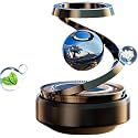 Solar Aromatherapy Car Air Freshener | Stylish Dashboard Rotating Perfume Diffuser |Solar-Powered Autorotation Decoration for Car Interior | Eco-Friendly Fragrance Diffuser (multicoclor)