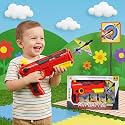 Kriiddank Bullet Airplane Launcher Gun Playset with Sound for Kids | Soft Bullet Blaster Toy with 4 Foam Glider Planes | Safe &amp; Fun Shooting Action Toy for Boys &amp; Girls 3+ Years Old