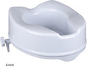 Kripal care Lightweight Toilet Raiser for Seniors Physically Challenged Universal Fit 4 Inch Commode Chair
