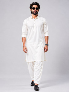 Krishiv Fashion Men Kurta Salwar Set
