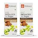 KRISHNA'S HERBAL &amp; AYURVEDA Fat Reducer Juice - 1000 Ml (Pack Of 2), 12 Powerful Herbs For Weight Management, Amla, Harad, Daru Haridra, Sunn Hemp, Aids Metabolism And Digestion