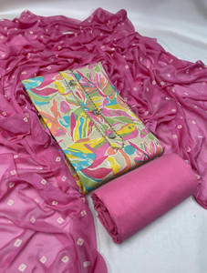 krishna boutique Pure Cotton Printed Salwar Suit