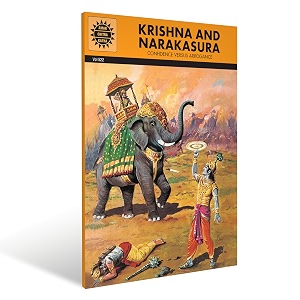 krishna and narakasura