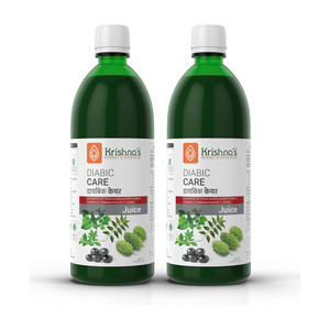 krishnas herbal  ayurveda diabic care juice  helps manage blood sugar  boosts metabolism and improves digestion  stimulate insulin secretion  helps manage weight  pack of 2  500ml each