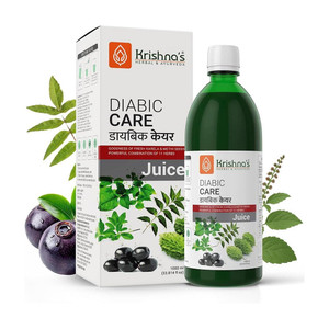 krishnas herbal  ayurveda diabic care juice  helps manage blood sugar  boosts metabolism and improves digestion  stimulate insulin secretion  helps manage weight