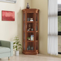 Krishna Wood Decor Solid Sheesham Wood Kitchen Cabinet With Multiple Shelves For Kitchen/ Storage | Solid Wood Kitchen Cabinet