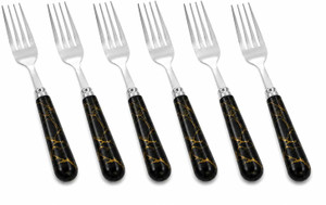 krishnaa enterprises Black fork Stainless Steel Salad