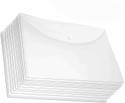 KRISHVIA plastic Transparent plastic A4 Sze Report File Bag (Set Of 5)