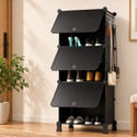 KriShyam 3 Door Shoe Rack for