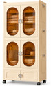 KriShyam 3-Tier Plastic Storage Cabinet with