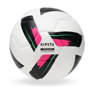 krissdil kipsta size 5 machine-stitched football training ball - white football - size 5
