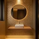KrissKross Ceramic Rectangular Wall Hung Basin/Washbasin for Bathroom/Wall Mounted Wash Basin/Table Top Sink for Living Room