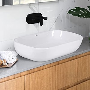 krisskross white table top wash basinglossy finishcounter toptable top bathroom sinksuper white color for bathroom amp living room- bravo