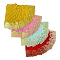 Pack of 100 Shagun Rectangle Shape Sagan Gift Envelopes for Weddings, Birthdays, Baby Shower, Anniversary (Red, Green, Pink, Orange)
