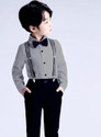 KRIYU CREATION Dungaree For Boys Party Solid Cotton Blend