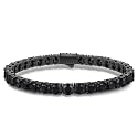KRKC&amp;CO Tennis Bracelets for Women, Birthday Wedding Gift for Her, 3/4/5mm, 14k Gold/White Bracelet, Iced Out 5A Cubic Zirconia Stones, Bridal Wedding Jewelry for Wife Mom