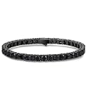 KRKC&amp;CO Tennis Bracelets for Women, Birthday Wedding Gift for Her, 3/4/5mm, 14k Gold/White Bracelet, Iced Out 5A Cubic Zirconia Stones, Bridal Wedding Jewelry for Wife Mom