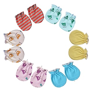 cotton mittens combo pack for newborn baby girls amp boys