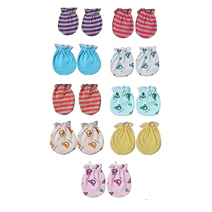cotton mittens combo pack for newborn baby girls amp boys