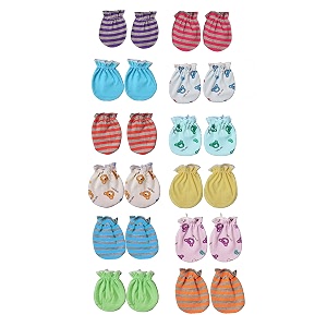 cotton mittens combo pack for newborn baby girls amp boys