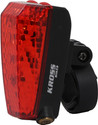 Kross AAA Powered 5 LED Tail Light - Bright, Durable - Perfect for Bikes, Red LED Rear Break Light