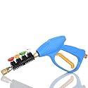 KROST Pressure Washer Gun With Foam Lance, Cannon, Adjustable Jet Wash, Quick Release, and 5 Nozzles