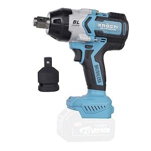krost pro series 1300nm torque cordless brushless impact wrench 3434 with 3434-1234 converter forwardreverse rotationbattery amp charger not included bare tool