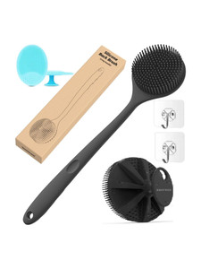 kroywen silicon shower bath backbrushbody scrubberface scrubbers2 adhesive wall hooks