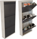 KRUGER 3 Door Grey 21x43x5.5 inch 6