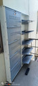KRUGER Metal Shoe Rack Cream and Grey