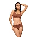 Krvvy Women Seamless Mid-Rise Thong Underwear- Ultrasoft