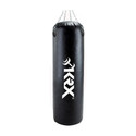 KRX Ultimate 3 Feet Filled Black Punching Bag PU Leather with Chain Hanging Bag