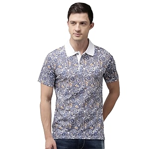 KRYPTIC Mens Ultra-Soft Cotton Rich Casual Printed