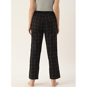 KRYPTIC women Checks Woven lounge pyjama -