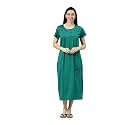 KRYPTIC Womens Pure Cotton Printed Maxi Nightdress