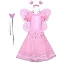 Krystle Baby Girls Angel DressChrismas Gown Pink