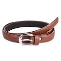 Krystle Girl's PU Leather Belt (Brown, Free Size)