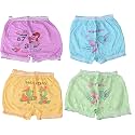Krystle Kids Boy's, Girl's Cotton Bloomer Pack of 4 (Multicolor)