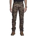 Krystle Mens Relaxed-Fit Cargo Pants Multi Pocket