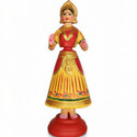 KRYSTOW TRADITIONAL INDIAN DANCING DOLL Decorative Showpiece  -  35 cm