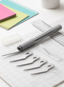 KRYTONE DSR Detail Knife Metal Grip Hand Held Paper Cutter DSR Detail Knife Metal Grip Hand Held Paper Cutter Nipper
