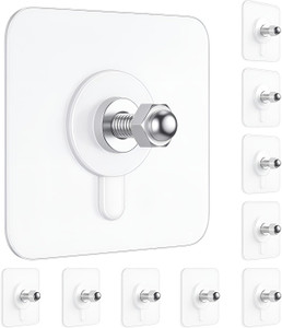 KRYZVO Ultra-Strong Transparent Nail-Free Hook Hook 10