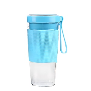 450 ml electric outdoor cup food grade plastic portable multifunctional juicer crush ice juice cup rechargeable usb juicer cup200 watts blue