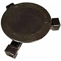 Muscles & Mind Gym Equipment's Heavy Duty Twister in Iron for Abs Exercise in Black