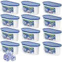 Ksend Moisture Absorber, 12 Pack Bucket, Linen Scent