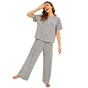 KSHS Printed Round Neck Short Sleeve Nightsuit