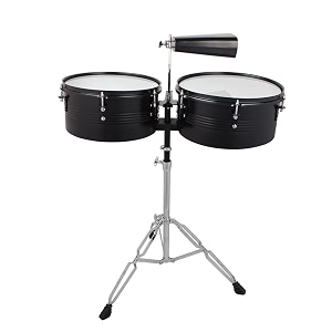 ktaxon 13 inch amp 14 inch timbales drum set black