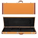 Ktaxon Electric Guitar Hard Case, 39-Inch Hard Shell Case, Diamond Orange